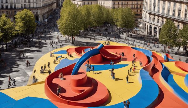 Une aire de jeux monumentale au cœur de Lyon